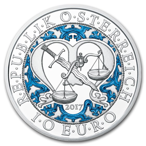 2017 Austria Proof Silver €10 Guardian Angels (Michael) 2017 Austria Proof Silver €10 Guardian Angels (Michael)